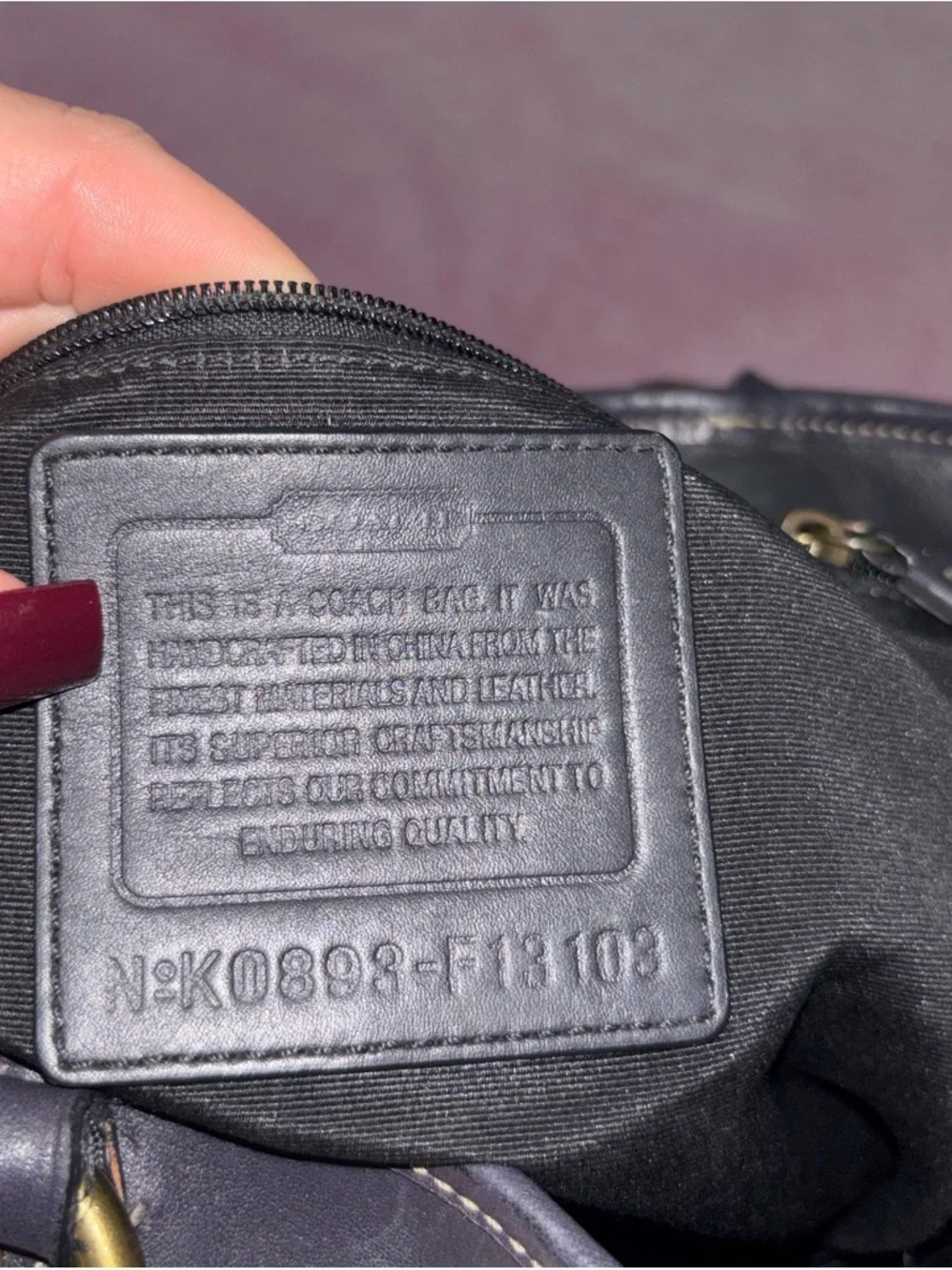 Coach shoulder bag